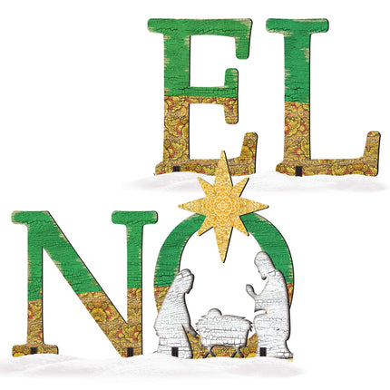 Noel Outdoor Nativity Set  by G. DeBrekht - Nativity Holiday Décor - 8121457F-S4L-4