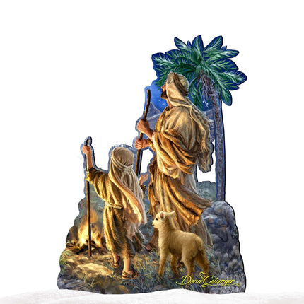 Shepherds Keeping Watch Nativity Outdoor Decor by D. Gelsinger - Nativity Holiday Decor - 8461023F-1838-4