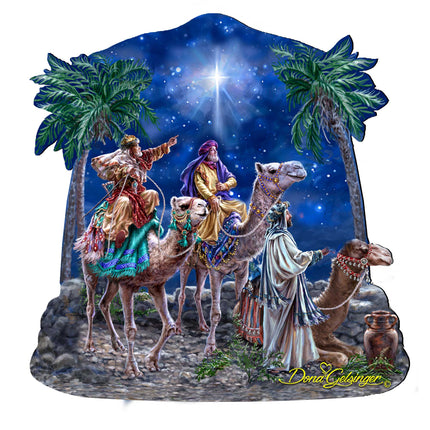 The Magic of Three Kings Nativity Door Decor by D. Gelsinger - Nativity Holiday Decor - 8161026H-1810-4