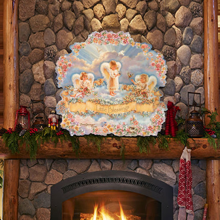 Little Blessings Nativity Door Decor by D. Gelsinger - Nativity Holiday Decor - 8461017H-0708-1
