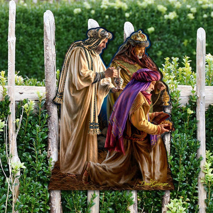 Three Kings Diminutive Wall Art by D. Gelsinger - Nativity Holiday Decor - 8461042-2M-1201-1