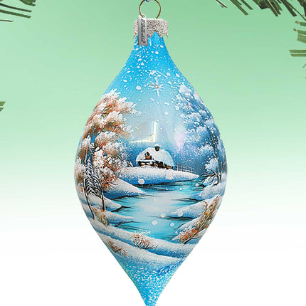 Wonderland Drop Glass Ornament by G. DeBrekht - Christmas Décor - 74170-3