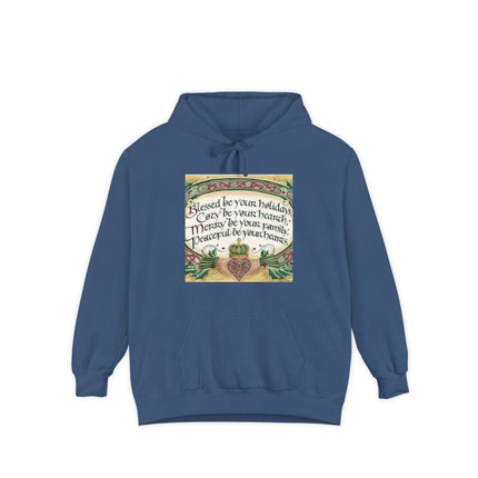 Celtic Holiday Hoodie — "Blessed be your holidays" Cozy Family Christmas Sweatshirt