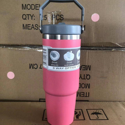 Portable Car Cup Stainless Steel Coffee Tumbler-7