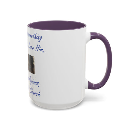 Saint Thomas Aquinas Mug – “To Love God” – 15oz Ceramic