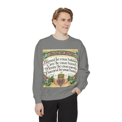 Blessed Be Your Holidays Unisex Sweatshirt - Cozy & Heartfelt Gift