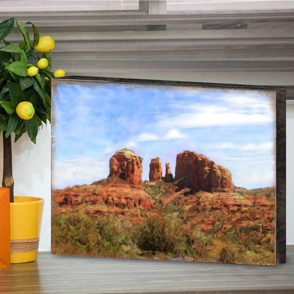 Canyon Art Wooden Wall Art by Nature Wonders - Nature Wildlife Decor  - 95367B-2