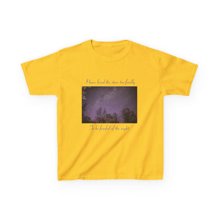Kids Starry Night Tee - "I Have Loved the Stars Too Fondly"