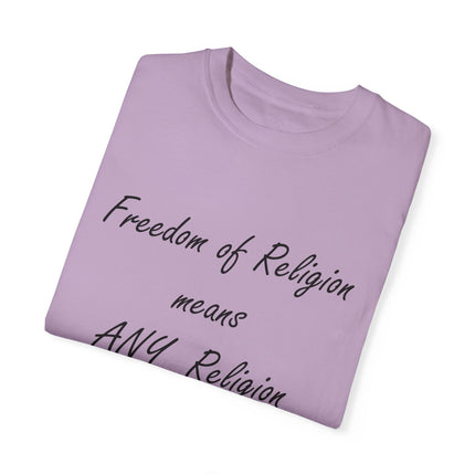 Freedom of Religion Tee – Unisex Statement Shirt for All Beliefs