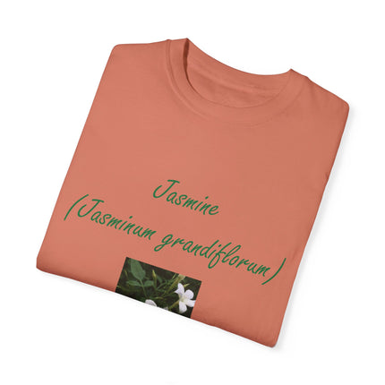 Jasmine Flower Tee – King of Flowers, Unisex Garment-Dyed