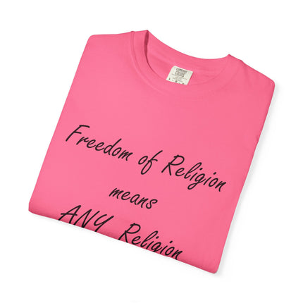 Freedom of Religion Unisex T-Shirt - Comfortable & Statement-Making Tee for All Beliefs