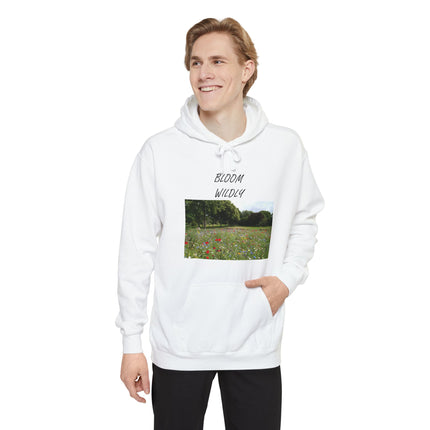 Bloom Wildly Hoodie — Floral Meadow Photo Sweatshirt