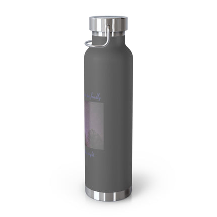 Starry Night Insulated Water Bottle - 22oz, Inspirational Quote