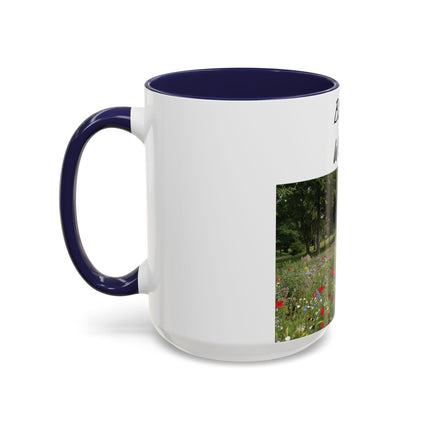 Bloom Wildly Accent Mug – 15oz Ceramic with Floral Design
