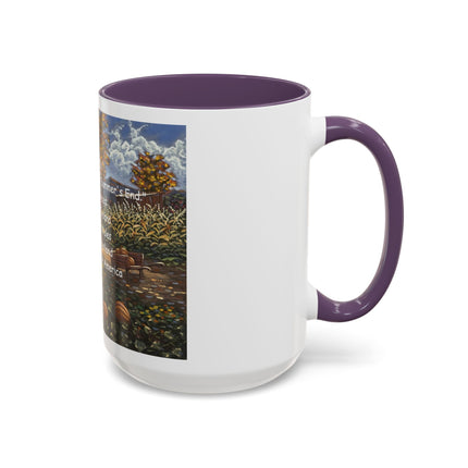 Samhain Pumpkin Spice Accent Coffee Mug — Autumn Harvest 11/15oz