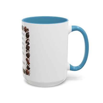 Coffee Mug - "Chocolate is the answer. Who cares what the question is."