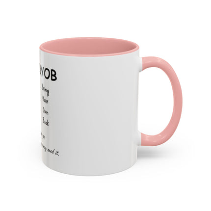 BYOB "Bring Your Own Book" Coffee Mug — Reading Lover Gift (11/15oz)