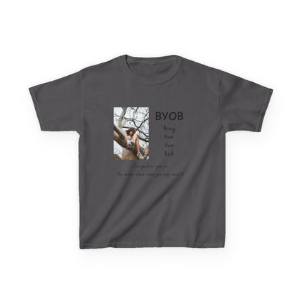 Kids BYOB Tee – “Bring Your Own Book” – Heavy Cotton T-Shirt