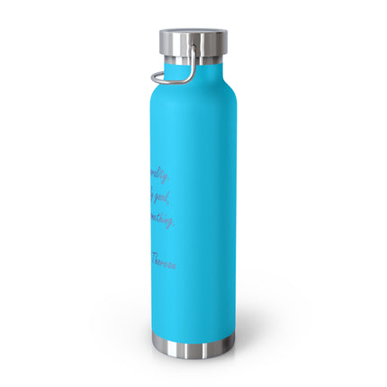 Thoreau Quote Bottle – 22oz Copper Vacuum Insulated | Inspirational