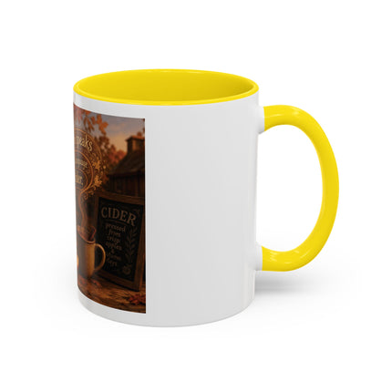 Autumn Speaks Coffee Mug — Fall Cider Rustic Accent Mug