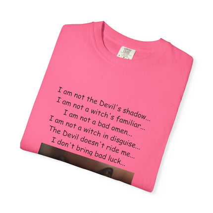 Unisex Cat-Themed T-Shirt – "Please Don't Hurt Me" Design