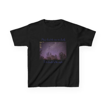 Kids Starry Night Tee - "I Have Loved the Stars Too Fondly"