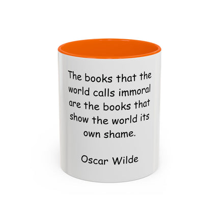 Oscar Wilde Quote Coffee Mug — Literary Quote Accent Mug (11/15oz)