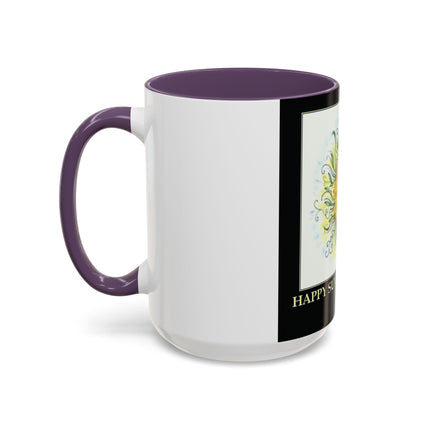 Summer Solstice Mug – 15oz Accent Ceramic Cup with Sunshine Art