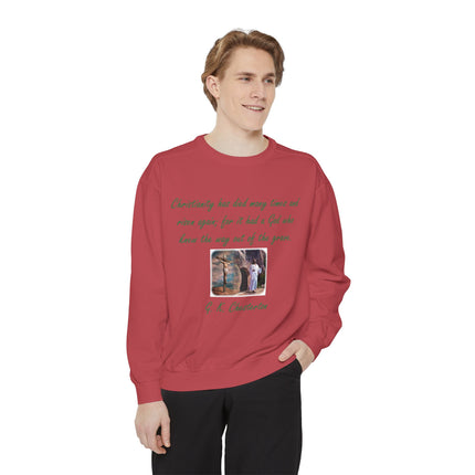 Chesterton Quote Sweatshirt – Resurrection Design – Unisex