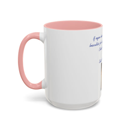 Religious Coffee Mug — Saint Maximilian Kolbe Quote & Sacred Image (11/15oz)