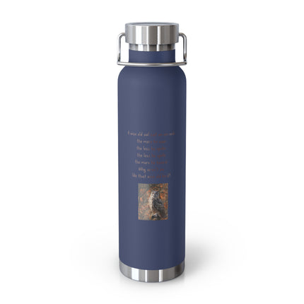 Insulated Copper Bottle 22oz — Motivational Poem Design