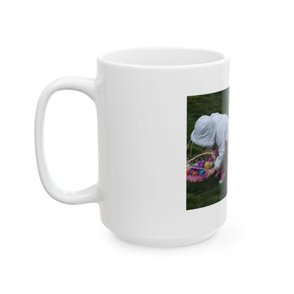 Easter Egg Hunt Mug – 15oz Ceramic | Gift for Moms & Dads