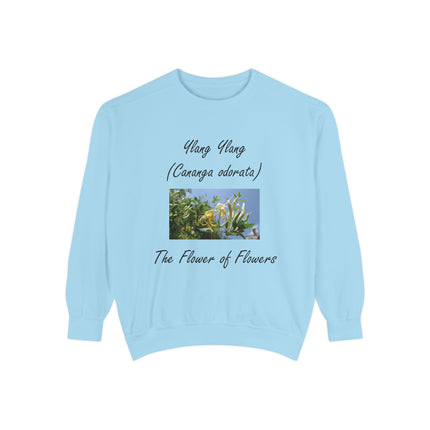 Unisex Ylang Ylang Sweatshirt - Floral Design & Comfort