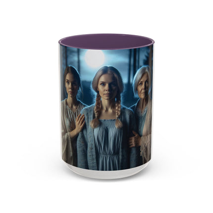 Triple Goddess Mug – 15oz Accent Ceramic Cup for Mystical Sisterhood