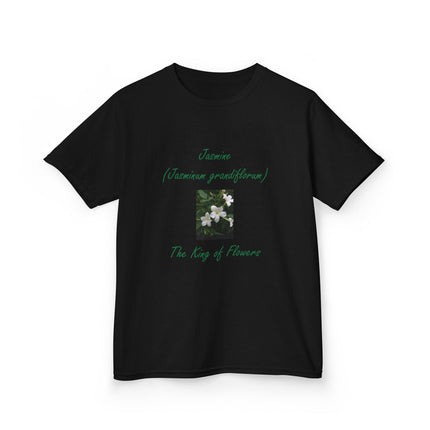 Jasmine Kids Tee – King of Flowers, Heavy Cotton
