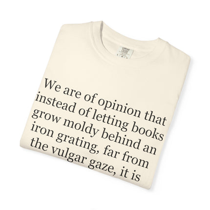 Jules Verne Quote T-Shirt — Literary Quote Tee for Book Lovers