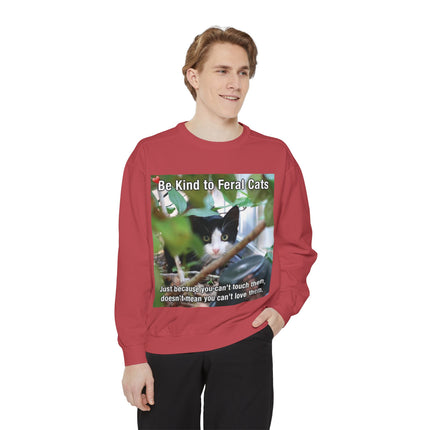 Be Kind to Feral Cats Sweatshirt — Animal Rescue Crewneck