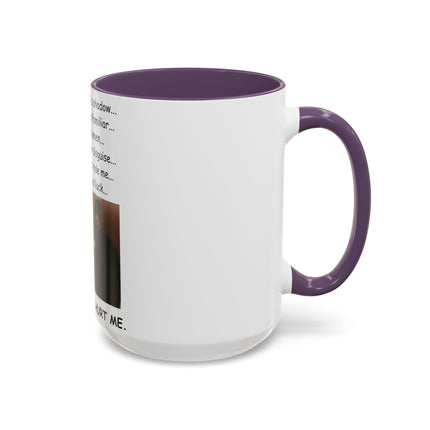 Accent Mug – Black Cat Print – Ceramic Drinkware – 15oz