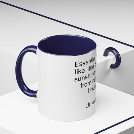 Essential Oils Quote Coffee Mug — “Essential oils are like little drops of sunshine...”