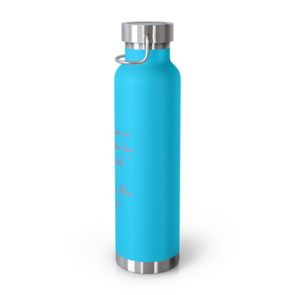22oz Insulated Bottle – “Sex and Religion” Quote – Copper Vacuum