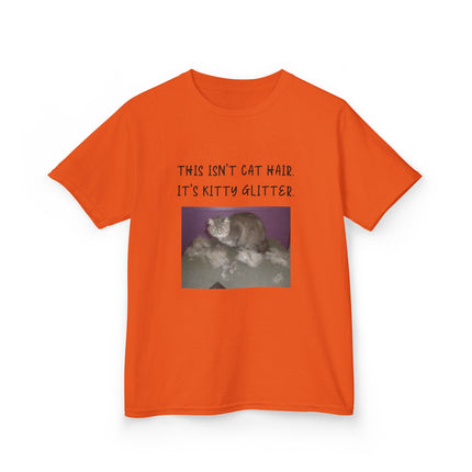 Kitty Glitter Kids Tee – Funny Shirt for Young Cat Enthusiasts