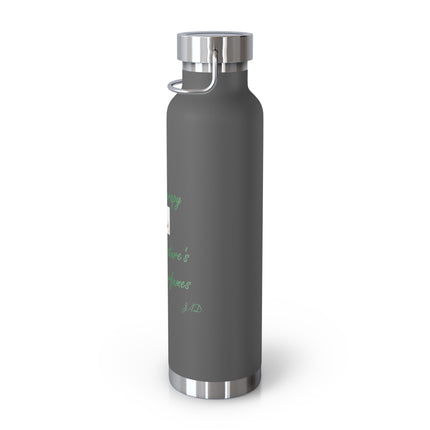 Aromatherapy Insulated Water Bottle - Mother Nature's Healing Perfume, 22oz