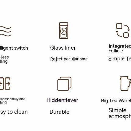 Top Pot Magnetic Suction Intelligent Timing Teapot | Automatic Filter & Elegant Cup-4