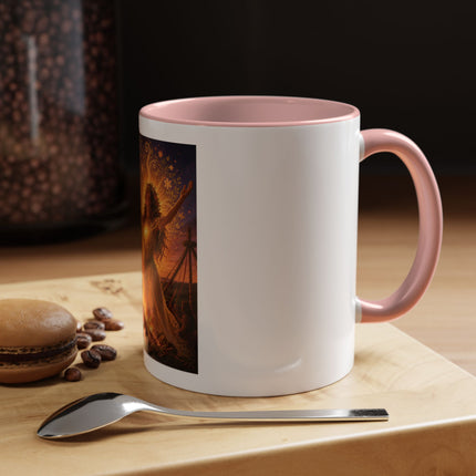 Mug — Pagan Bonfire Coffee Mug with Inspirational Beltane Quote