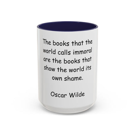 Oscar Wilde Quote Coffee Mug — Literary Quote Accent Mug (11/15oz)
