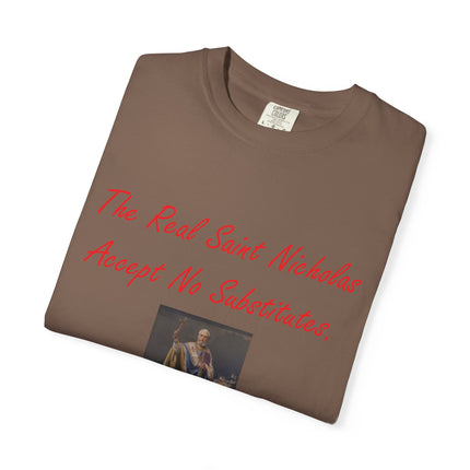 Unisex Garment-Dyed T-shirt - The Real Saint Nicholas Design