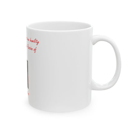 Saint Faustina Passion of Jesus Ceramic Mug — Inspirational Faith Quote (11oz/15oz)