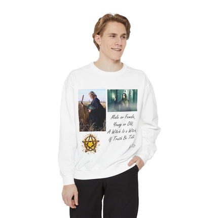 Unisex Witchcraft Sweatshirt - 'A Witch Is a Witch, If Truth Be Told' Design