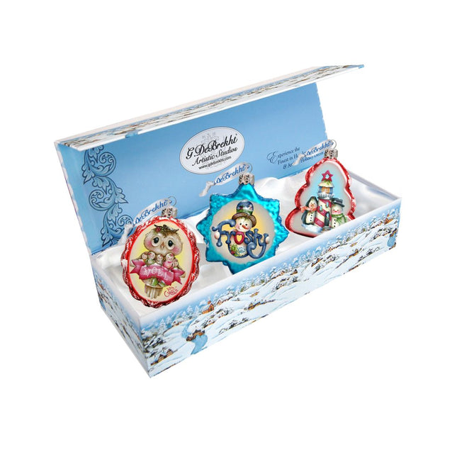 Holiday Mercury Glass Ornaments by Jamie Mills-Price - Christmas Decor - 770138S3-JM-0