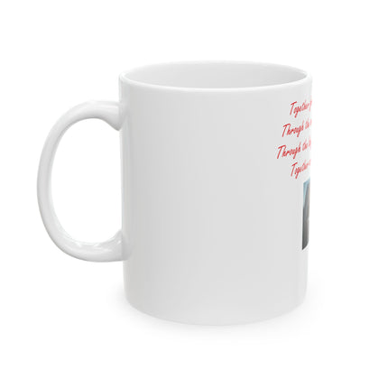 Anniversary Photo Ceramic Mug — "Together forever, no matter what" Keepsake (11oz/15oz)